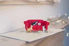 Mountain folds look like the top of a mountain, and valley folds look like the bottom of a v — like a valley. Worldwide Giveaway New Cats On Sofa Pop Up Card By Cardology Katzenworld