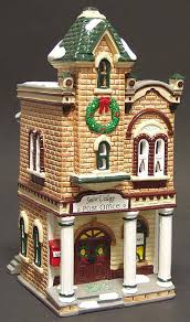 Snow Village Village Post Office Boxed By Department 56 Christmas Village Houses Snow Village Christmas Village Display