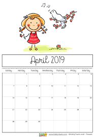 Use my free 2021 printable coloring calendar to spark your creativity in 2021. Free Printable 2019 Calendar Print Yours Here Kiddycharts