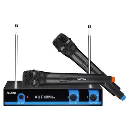 MICROFONO INALAMBRICO NETMAK - PACK X2 - Economico