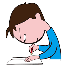 目が悪くなるよ 悪い姿勢で勉強している男の子 イラスト 男の子 イラスト イラスト 悪い姿勢