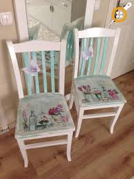 57 Adet Ahsap Sandalye Boyama Ornekleri In 2020 Decoupage Furniture Painted Furniture Painted Chairs