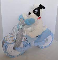 Motorcycle Bike Diaper Cake Baby Shower Gift Centerpiece Etsy Diaper Motorcycle Cake Baby Diaper Cake Boy Baby Boy Diapers