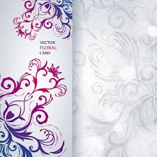 Background card wedding under fontanacountryinn com. Shiny Floral Invitations Card Design Vector Set 01 Gooloc