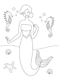 The human form of luchia nanami. Free Printable Mermaid Coloring Pages Parents