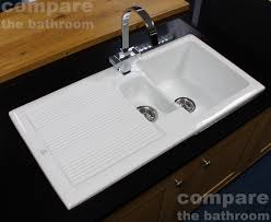 ceramic 1.5 bowl kitchen sink with