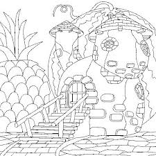 Once you find a printable coloring page you love, you want to make sure to use a set of colored pencils that you love. Hobbit House Coloring Books House Colouring Pages Coloring Pages