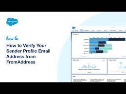 How To Verify Your Sender Profile Email Address From Fromaddress Salesforce Marketing Youtube