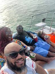 Starting Lobster Fest off right with a sunset cruise from Murray Darwin  Bahadur!! Fun times