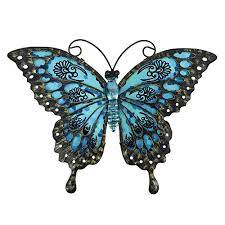 You can place your home décor outside, your herb garden inside, hang it on a wall, or keep it a secret. Liffy Metal Butterfly Wall Decor Outdoor Garden Fence Art Hanging Glass Decorations For Patio Or Bedroom Pricepulse