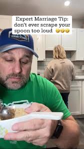Expert marriage tip: don't ever scrape your spoon too loud  #expertmarriagetip #comedy #couplegoals #funny #marriedlife