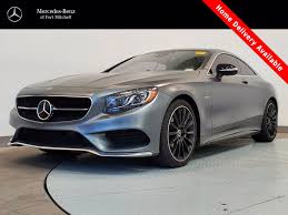 Every used car for sale comes with a free carfax report. Certified Pre Owned 2017 Mercedes Benz S Class S 550 2dr Car In Fort Mitchell 36t1661 Mercedes Benz Of Fort Mitchell