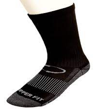 Copper Fit Large X Large Black Copper Infused Crew Sport Socks 2 Pack Cfcrskbklxl The Home Depot