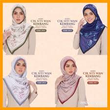 Che siti was famous for her beauty and wisdom. Ariani Cik Siti Wan Kembang Chiffon Shawl Shopee Malaysia