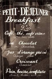 Petit Dejeuner Black And White Print Parisian Moments Petit Dejeuner Paris Wall Art Cafe Creme