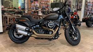 Fat Bob 107 Harley Davidson 2020 River Rock Gray Denim Youtube