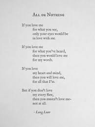 But If U Don T Love My Every Flaw Then Do Not Love Me Not At All Words Inspirational Quotes Pretty Words