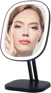 Don't forget to adjust the brightness to your desired level! Amazon Com Impressions Touch Highlight Makeup Mirror With Led Light Vanity Mirror With Standing Base And Usb Cable Black