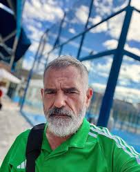 A Yoga class early this morning.