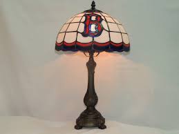 Sizing is 11.5 tall by 3 wide. Boston Red Sox Tiffany Style Memory Lamp Memory Lamps Of Beverly