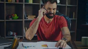 Happy Businessman Hearing Good News Emotions Of Young Man From Business Success Joyful Man Tal Successful Business Owner Business Man Successful Business Man