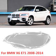 Capqx 1pcs For Bmw X6 E71 2007 2010 Facelift 2011 2014 X5m E70 Front Headlight Lampshade Cover Head Lamp Head Light Shade Shell Shell Aliexpress