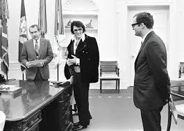 Elvis Presley had a meeting with President Nixon on November 9, 1972, at  the White House : r/1970s