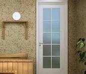 OEM Grey Color Powder Coating Aluminum Toilet Door Double ...