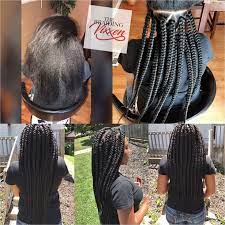 Braids Hairstyles Jumbo Waist Length Box Braids Click To See More Big Box Braids Box Braids Hairstyles Long Box Braids