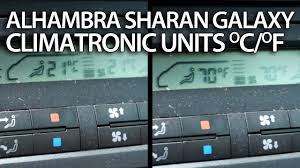 În paralel, dealerii vin cu cotraoferte. How To Change Temperature Units Sharan Galaxy Alhambra Climatronic Vw Ford Seat Youtube
