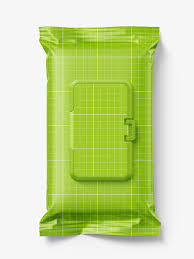 Download Wet Wipes Bag Matt Smarty Mockups
