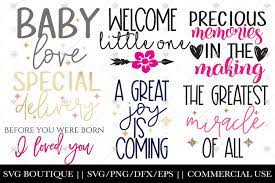 Download Newborn Baby Svg Bundle Baby Quotes And Sayings 664391 Svgs Design Bundles