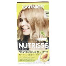 Blonde hair exists in dozens of shades. Garnier Nutrisse Nourishing Hair Color Creme 80 Medium Natural Blonde Butternut 1 Kit Permanent Hair Color Meijer Grocery Pharmacy Home More