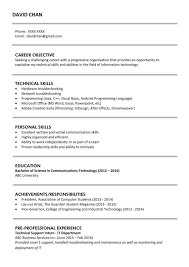 To better help you we've also attached sample resume formats as well. 20 Resume For Information Technology Graduate