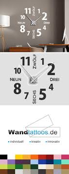 Wandtattoo Uhr Moderne Zeiten Wanduhr Wandtattoo Uhr Wandtattoos Wandtattoo