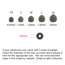 Replacement Earbud Tips For Jlab Earbuds