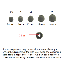 replacement earbud tips for jlab earbuds