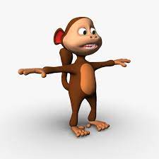 Cartoon Monkey 3d Cartoon Monkey Cartoon Mario Characters