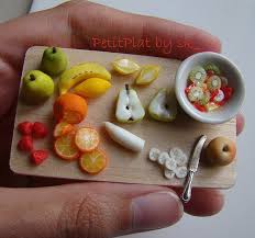 Miniature Food Salade De Fruits Barbie Food Miniature Food Doll Food