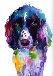 Pin By Caitlynn Baldwin On Contemporary Dog Art Paintings Svetlana Novikova Dog Portraits Art Dog Paintings Watercolor Dog