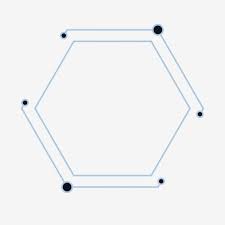 Borde Tecnologico Linea Redonda Forma Decoracion Patron Hexagonal Regular Decoracion Geometrica Tecnologia Borde De Gran Efecto Decorativo Efecto Png Y Vecto Hexagon Pattern Geometric Decor Composition Design