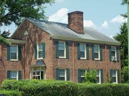 As long as the shutter color is two or three shades darker than the brick, brown on brown will. Majestic Construction Roofing A Collection Of Red Brick Houses With Different