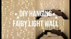 Diy Fairy Light Wall Youtube You can achieve cosy low level lighting by opting for battery lights. diy fairy light wall