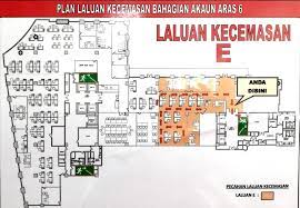 Ibaratkan tidak sempurna program kkp, jika ia tidak dilaksanakan. Pelan Lantai Aras Laluan Kecemasan E