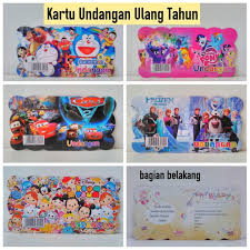 Jual Undangan Ulang Tahun Undangan Ultah Kartu Undangan Anak Jakarta Pusat Heppyshop Heppy Tokopedia Demikian surat ini kami sampaikan, semoga partisipasi yang diberikan oleh bapak/ibu mendapat balasan dari allah swt.