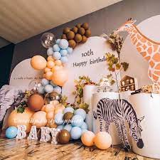 109pcs New Diy Caramel Cream Peach Balloon Garland Arch Kit Maca Blue Set For Baby Shower Theme Activities Children S Birthday Party Decor Baby Shower Balloons Birthday Party Decorations Birthday Balloons