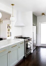 Seriously, this is the most clever thing ever. Gray Lower Cabinets Transitional Kitchen Farrow And Ball Pigeon Smitten Studio