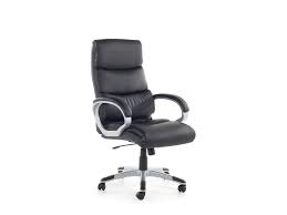 Executive office chair with a swivel seat for maximum workspace use comes in black bonded leather and offers softness and a professional look view all product details & specifications Faux Leather Executive Chair Black King Beliani De