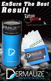 Dermalize is a protective film that replaces the plastic wrap, used so far. Tattoo Gizmo On Twitter Dermalize Protective Tattoo Film All In One Aftercare Thin Self Adhesive Film Waterprof Breathable Letting Oxygen In
