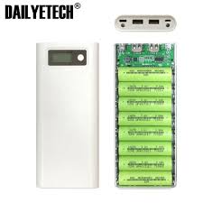 We have almost everything on ebay. 20000mah Dual Usb Power Bank Case Shell Diy Kit 8 X 18650 Battery Charger Case W Lcd Display Type C Micro Usb Input Buy Diy 18650 Battery Charger Case 8 X 18650